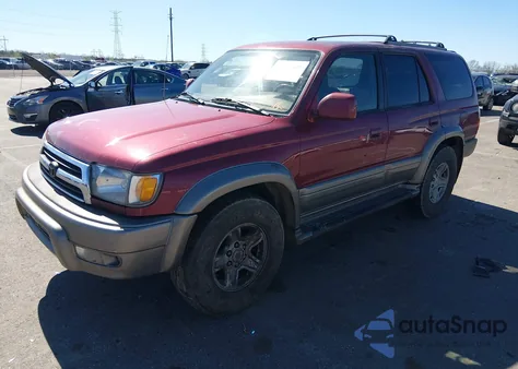 2000 Toyota 4Runner Limited V6 из США, поврежденный, VIN JT3HN87R4Y9036003